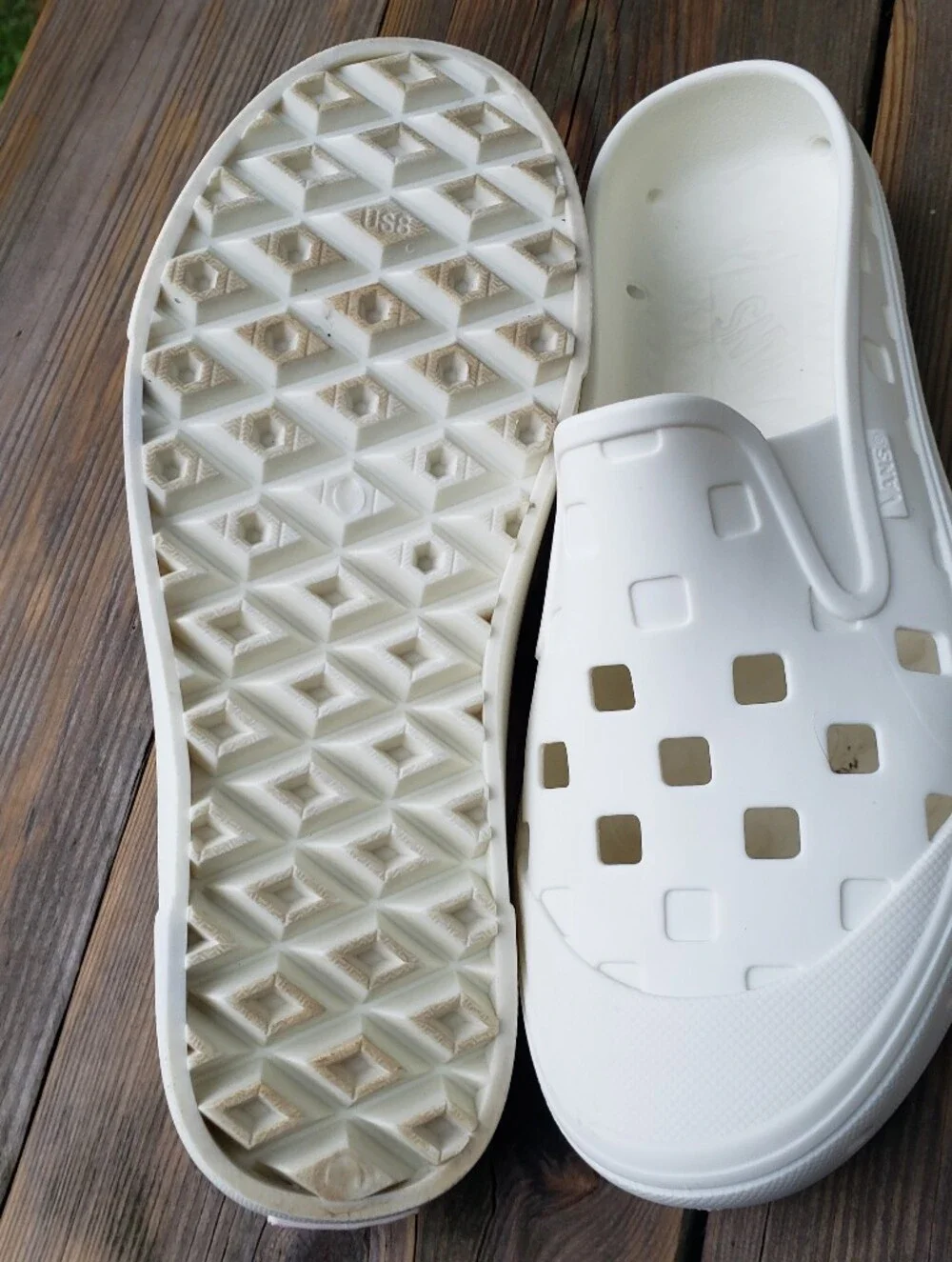 Van's Men's Slip-on Mule Trk Marshmallow - Picture 4 of 8